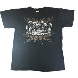 Bobby Lashley T Shirt Mens Large Black Graphic Tee Wrestling TNA